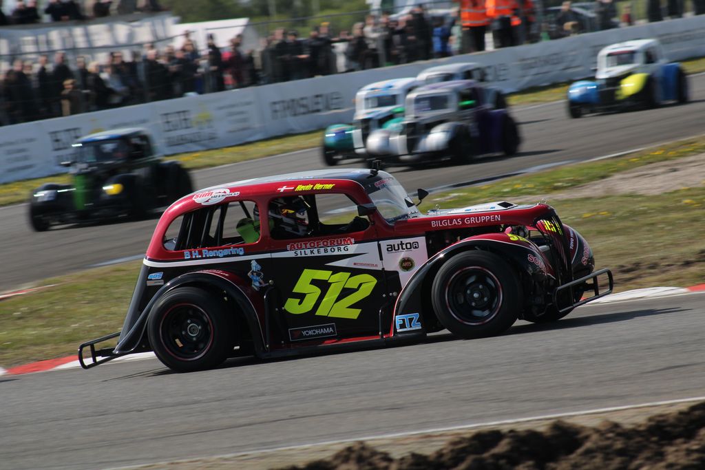 Kevin Verner sejrede på Padborg
(Foto: Motorsporten.dk)